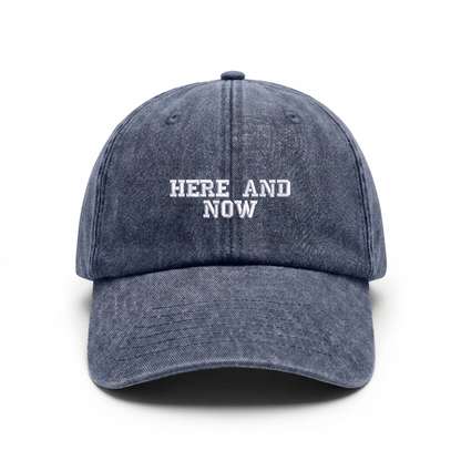 Vintage cap "HERE AND NOW"