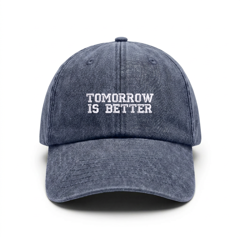 Vintage cap "TOMORROW IS BETTER"