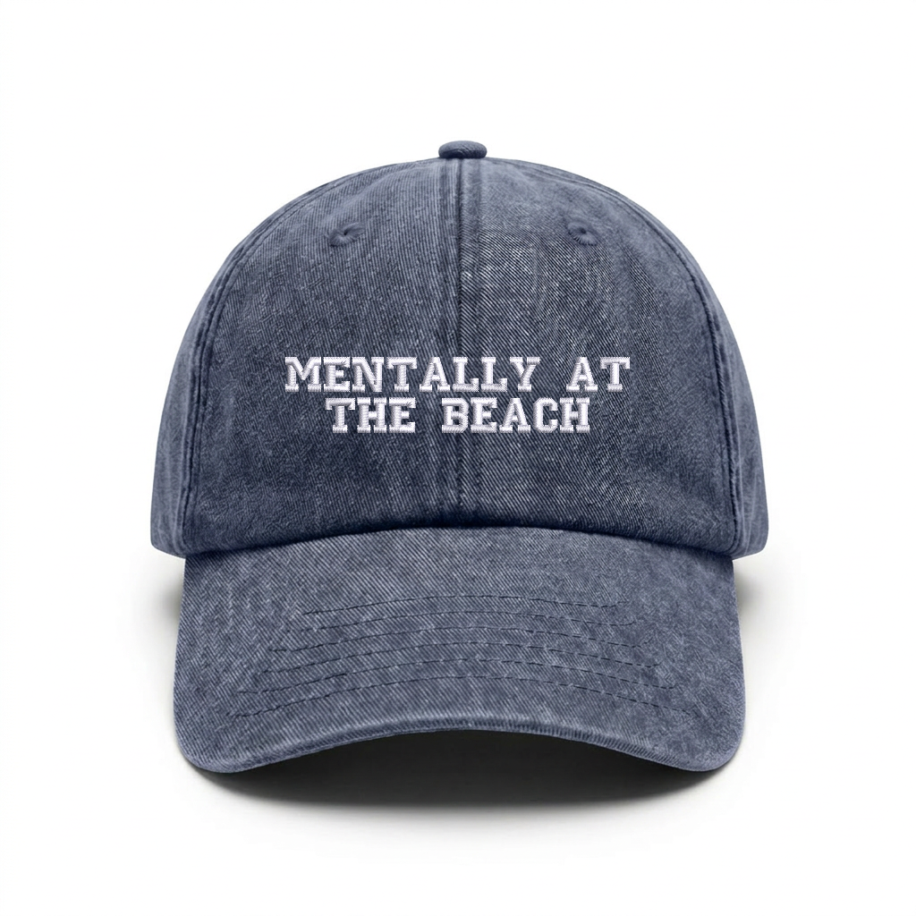 Vintage cap "MENTALLY AT THE BEACH"