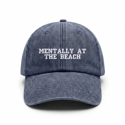 Vintage cap "MENTALLY AT THE BEACH"