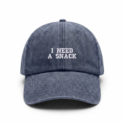 Vintage cap "I NEED A SNACK"