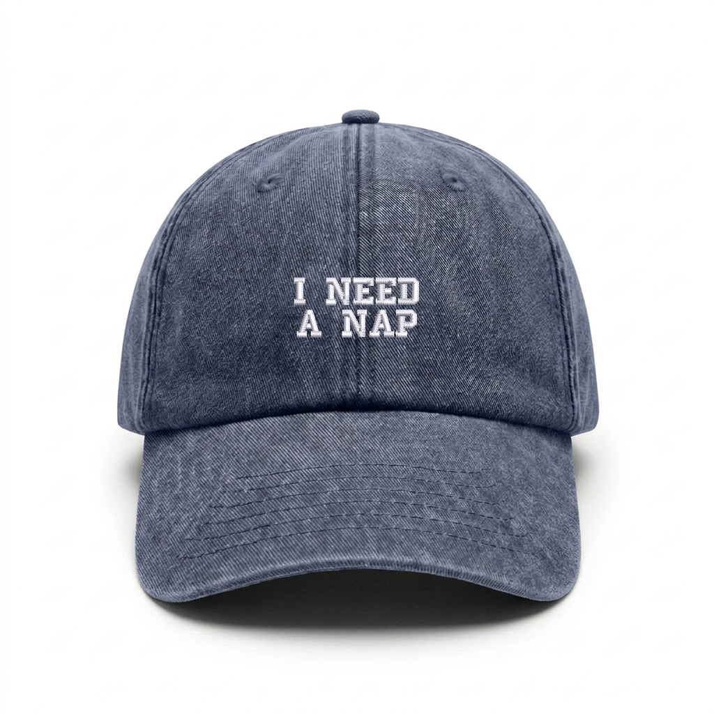 Vintage cap "I NEED A NAP"
