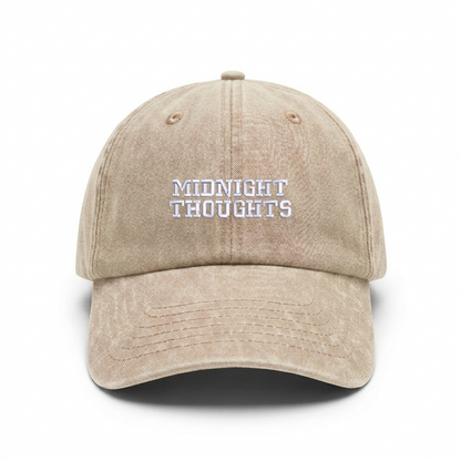 Vintage cap "MIDNIGHT THOUGHTS"