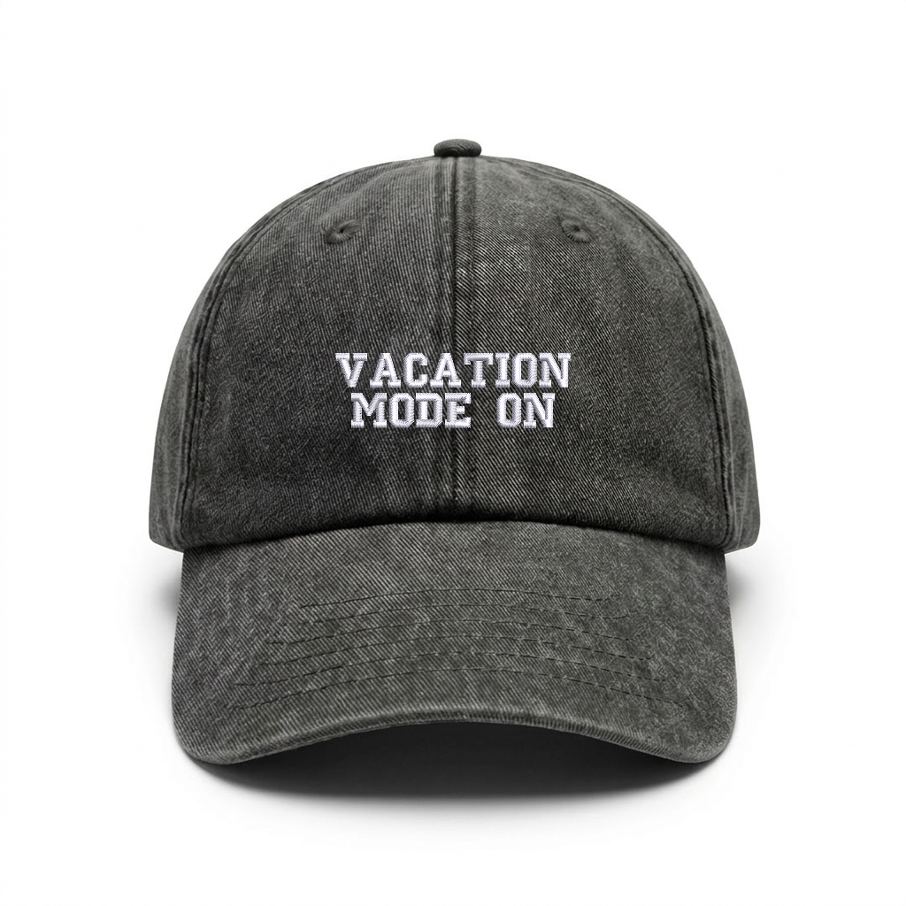 Vintage cap "VACATION MODE ON"