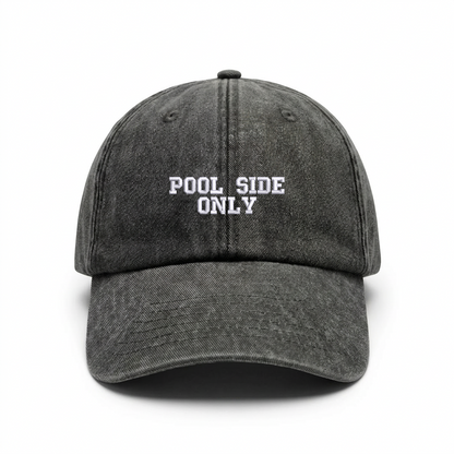 Vintage cap "POOL SIDE ONLY"