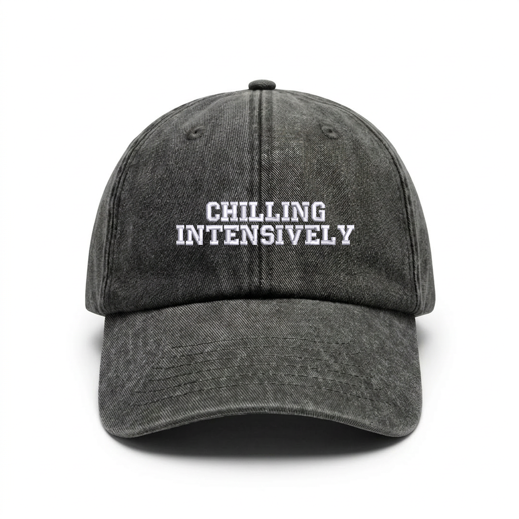 Vintage cap "CHILLING INTENSIVELY"