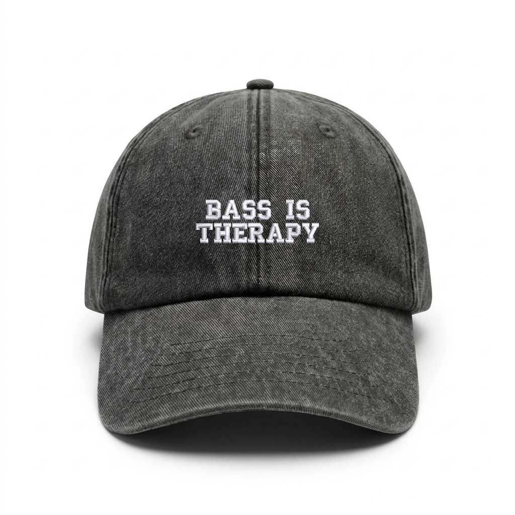 Vintage cap "BASS IS THERAPY"