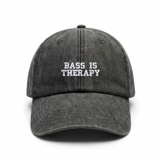 Vintage cap "BASS IS THERAPY"