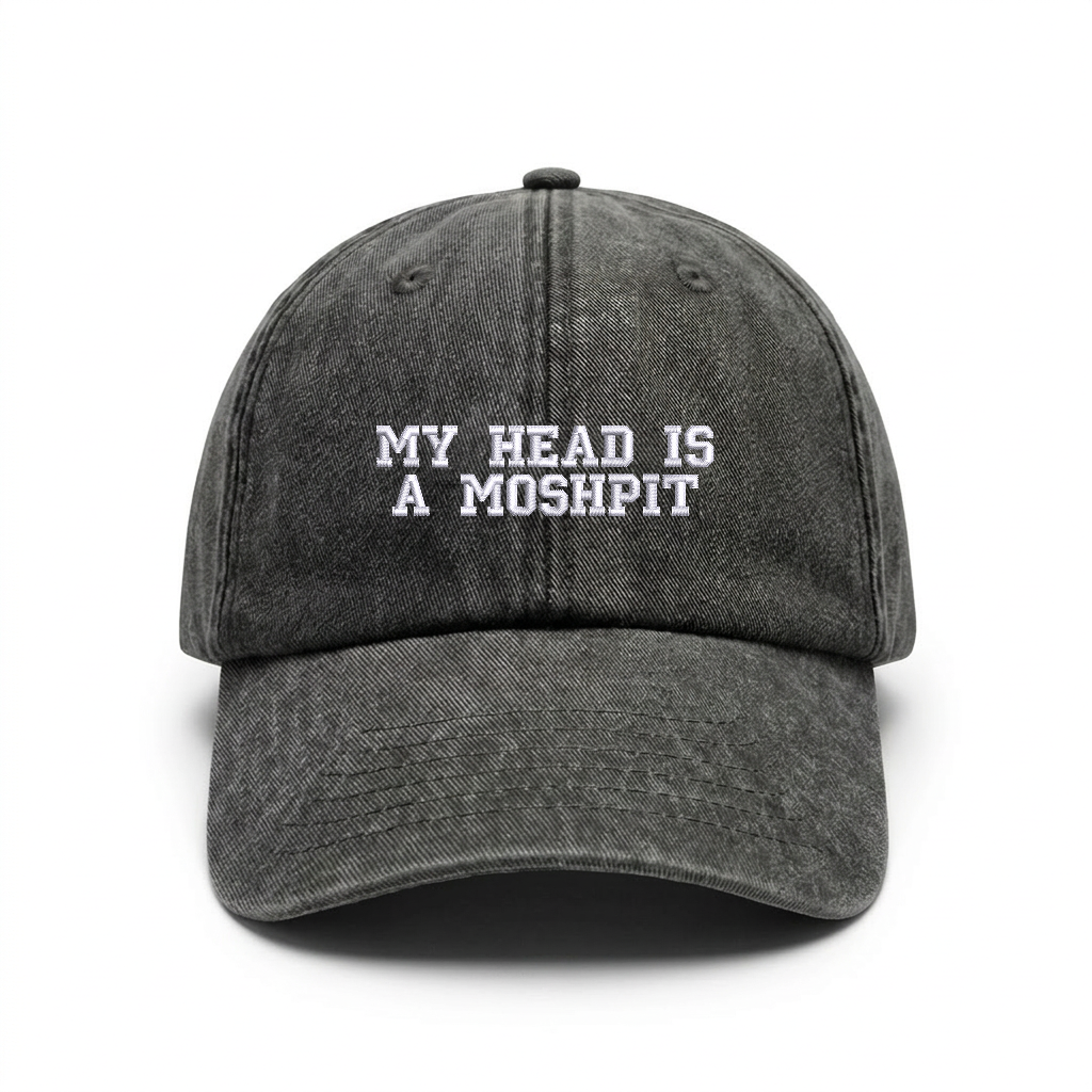 Vintage cap "MY HEAD IS A MOSHPIT"