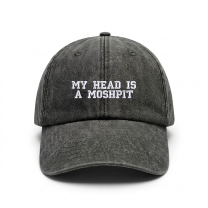 Vintage cap "MY HEAD IS A MOSHPIT"