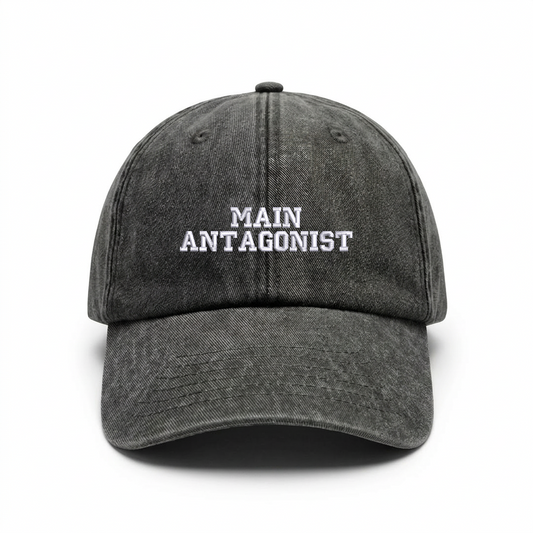 Vintage cap "MAIN ANTAGONIST"