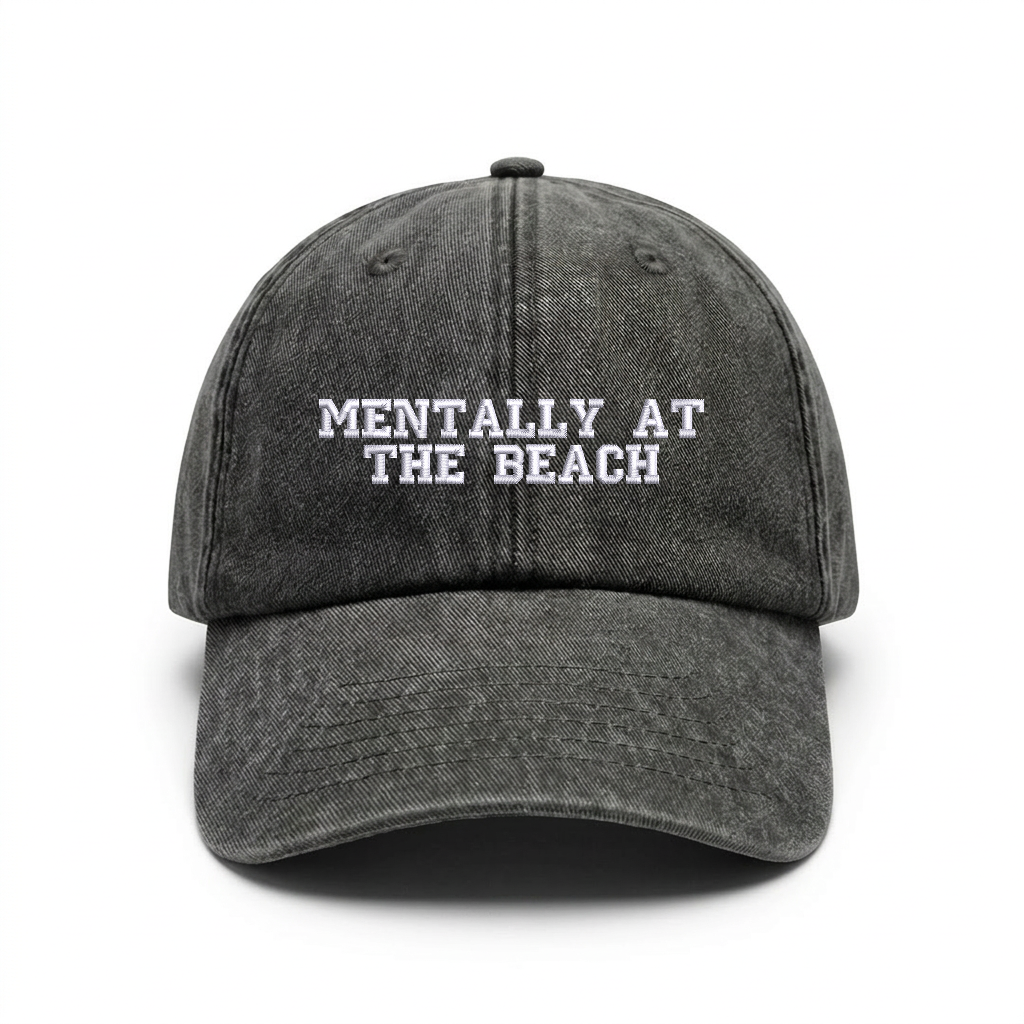 Vintage cap "MENTALLY AT THE BEACH"