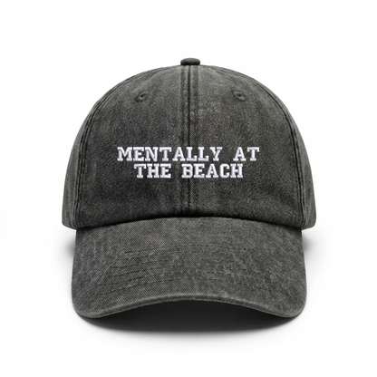 Vintage cap "MENTALLY AT THE BEACH"