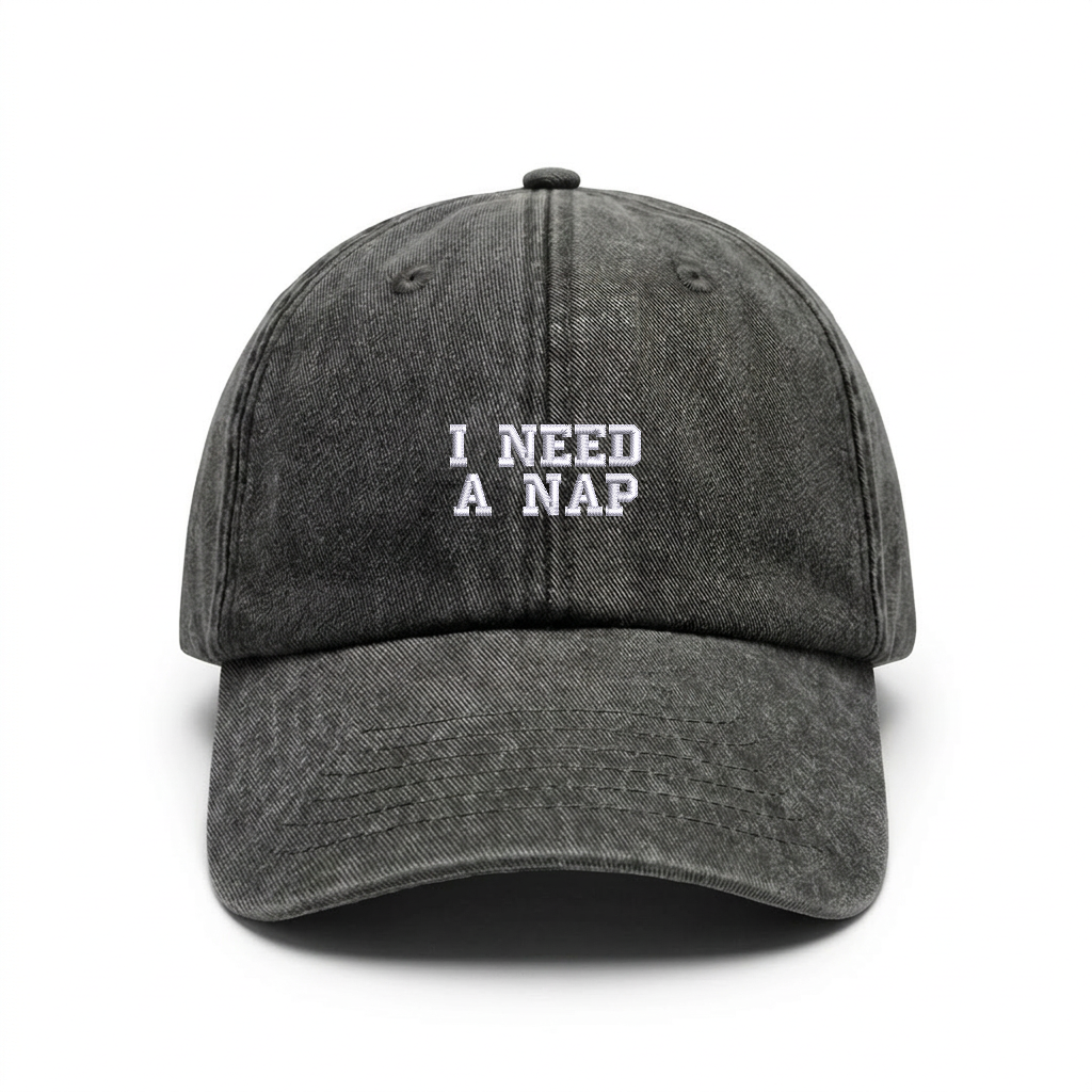 Vintage cap "I NEED A NAP"