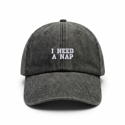 Vintage cap "I NEED A NAP"
