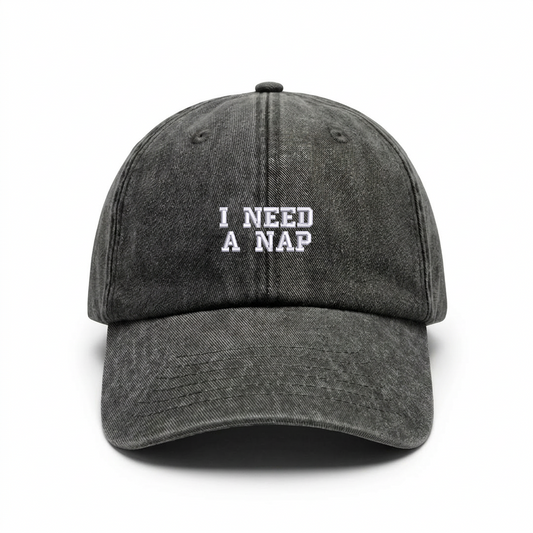 Vintage cap "I NEED A NAP"