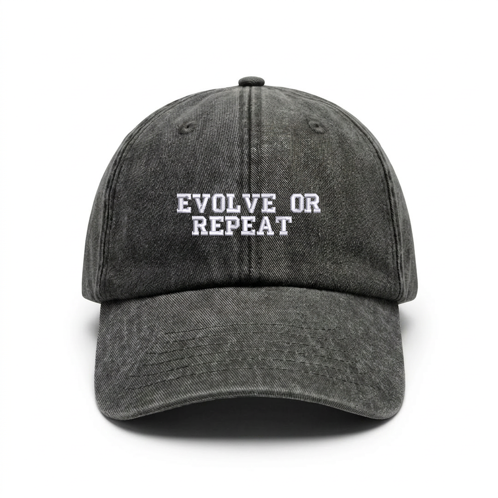 Vintage cap "EVOLVE OR REPEAT"