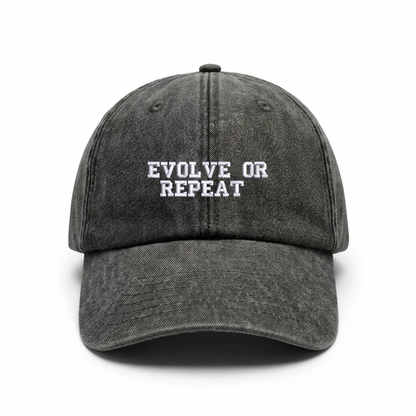 Vintage cap "EVOLVE OR REPEAT"
