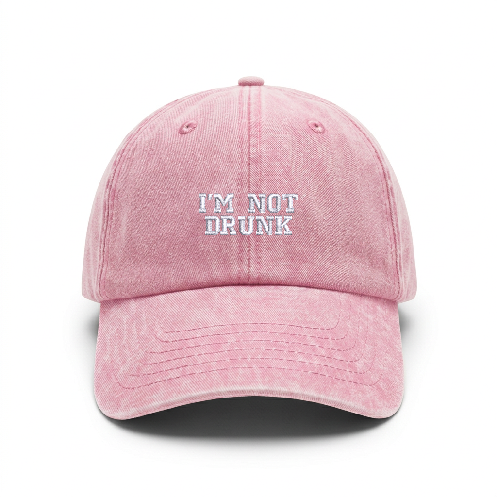 Vintage cap "I'M NOT DRUNK"