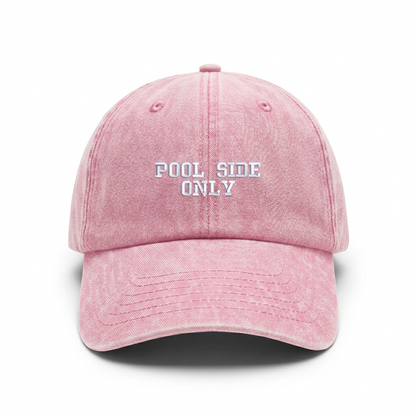 Vintage cap "POOL SIDE ONLY"