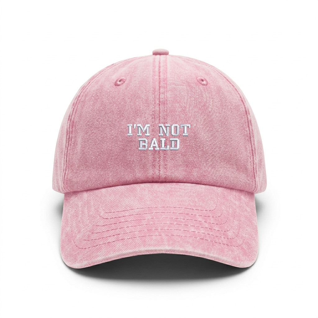 Vintage cap "I'M NOT BALD"