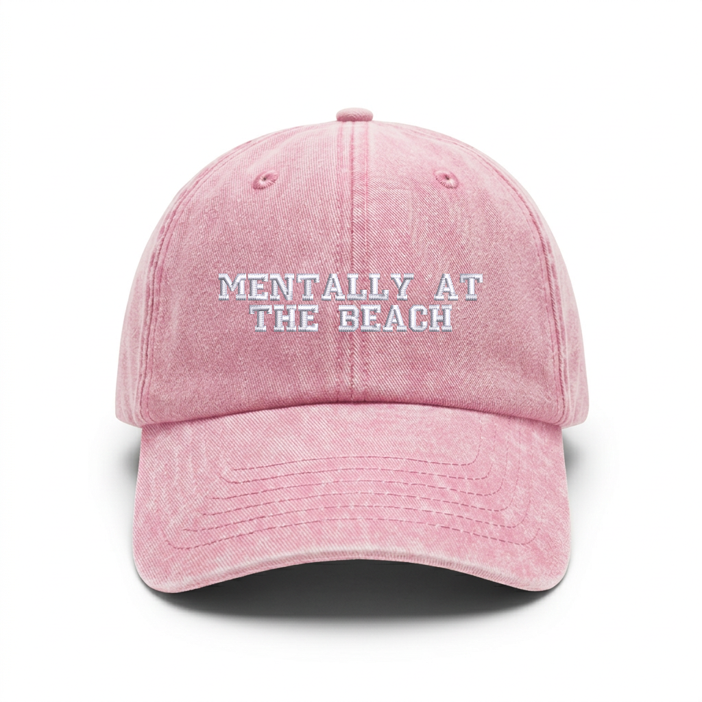 Vintage cap "MENTALLY AT THE BEACH"
