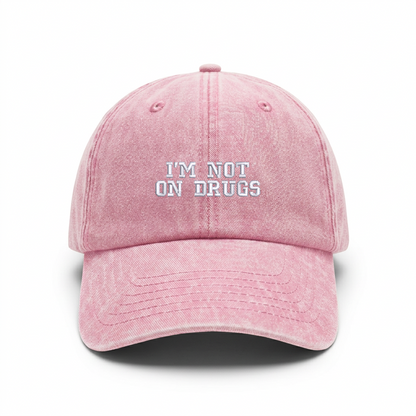 Vintage cap "I'M NOT ON DRUGS"