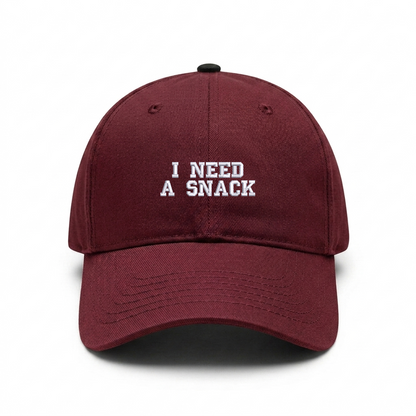Standart cap "I NEED A SNACK"