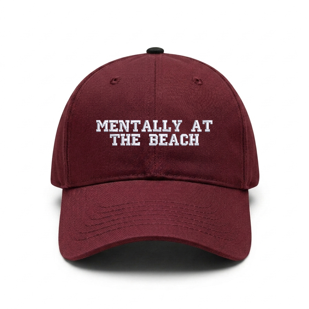 Standart cap "MENTALLY AT THE BEACH"