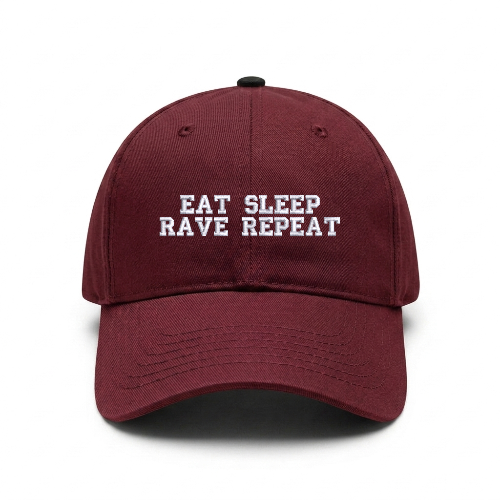 Standart cap "EAT SLEEP RAVE REPEAT"