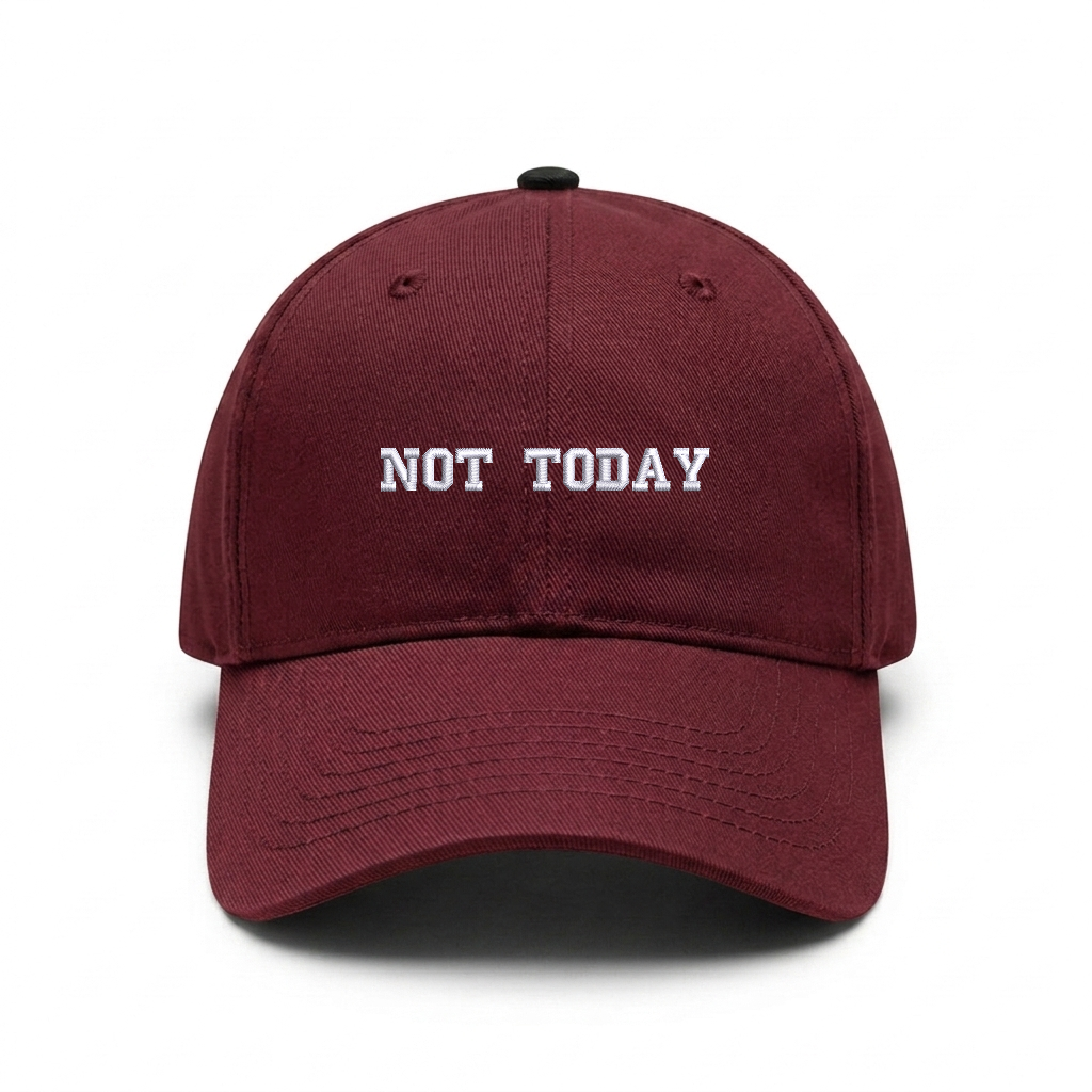 Standart cap "NOT TODAY"