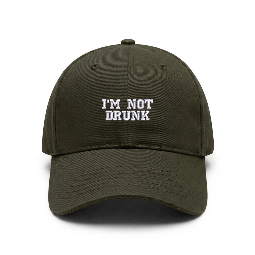Standart cap "I'M NOT DRUNK"