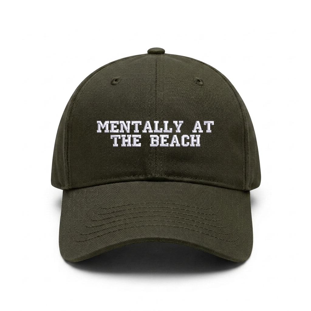 Standart cap "MENTALLY AT THE BEACH"
