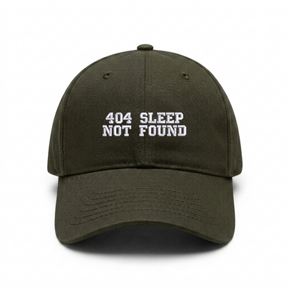 Standart cap "404 SLEEP NOT FOUND"