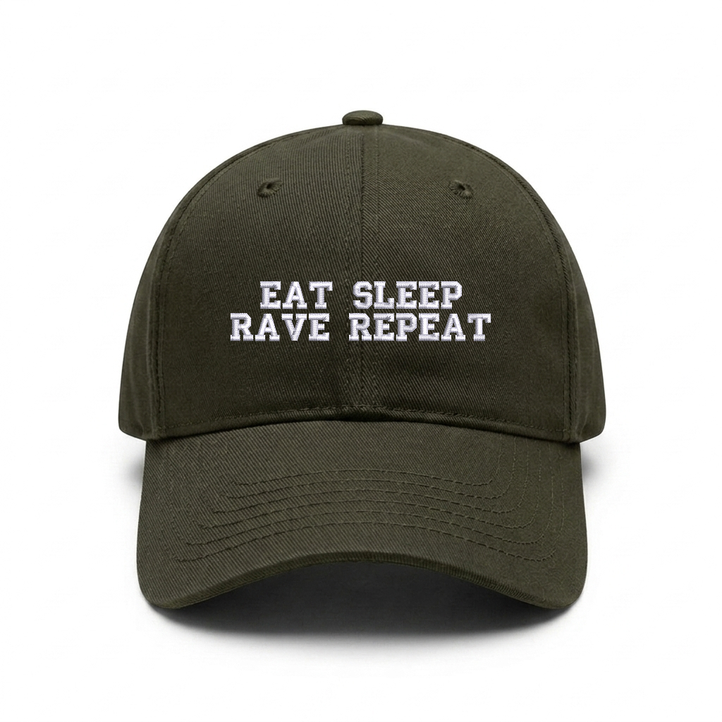 Standart cap "EAT SLEEP RAVE REPEAT"