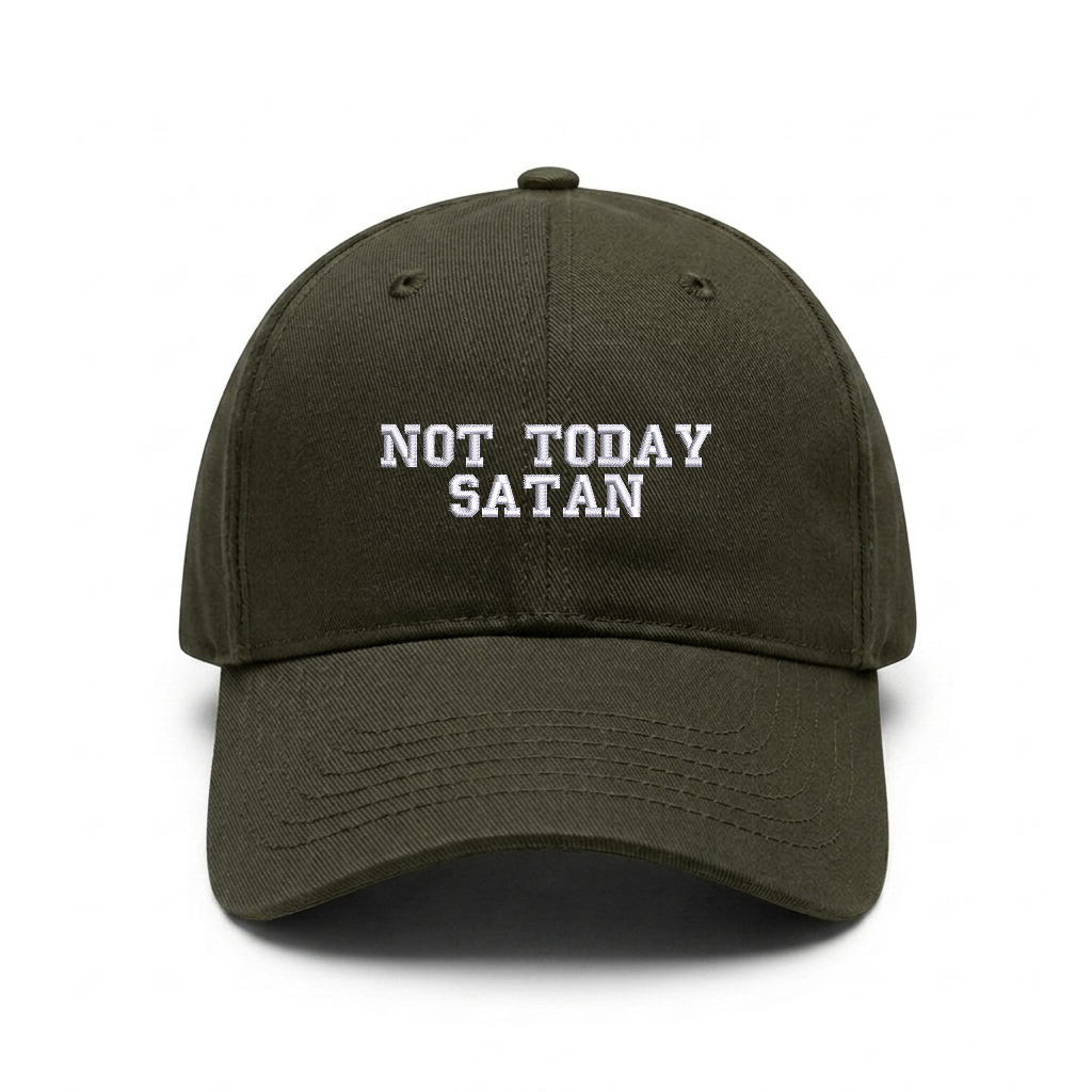 Standart cap "NOT TODAY SATAN"