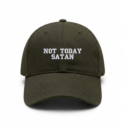 Standart cap "NOT TODAY SATAN"