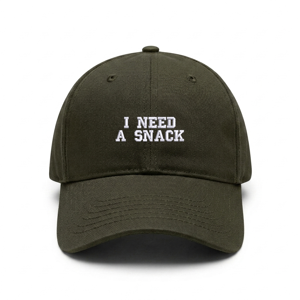 Standart cap "I NEED A SNACK"