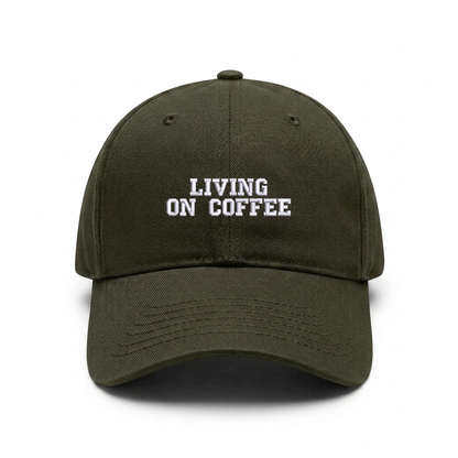 Standart cap "LIVING ON COFFE"
