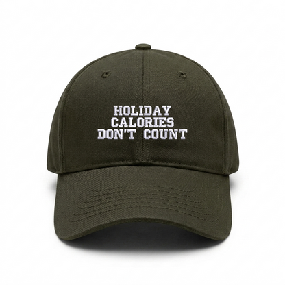 Standart cap "HOLIDAY CALORIES DON'T COUNT"