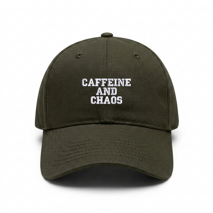 Standart cap "CAFFEINE AND CHAOS"