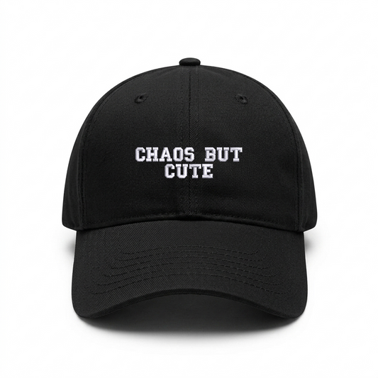 Standard cap CHAOS BUT CUTE – funny chaotic cap SHOWLESS
